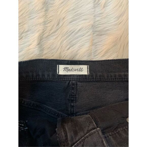 Madewell Stretch Denim Straight Mini Skirt in Ashcraft Wash: Raw-Hemmed edition - Picture 6 of 9